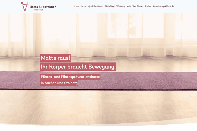 Pilates Praevention Aachen