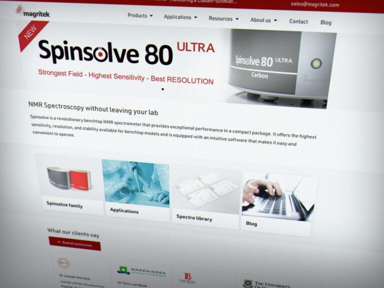 Magritek NMR spectroscopy